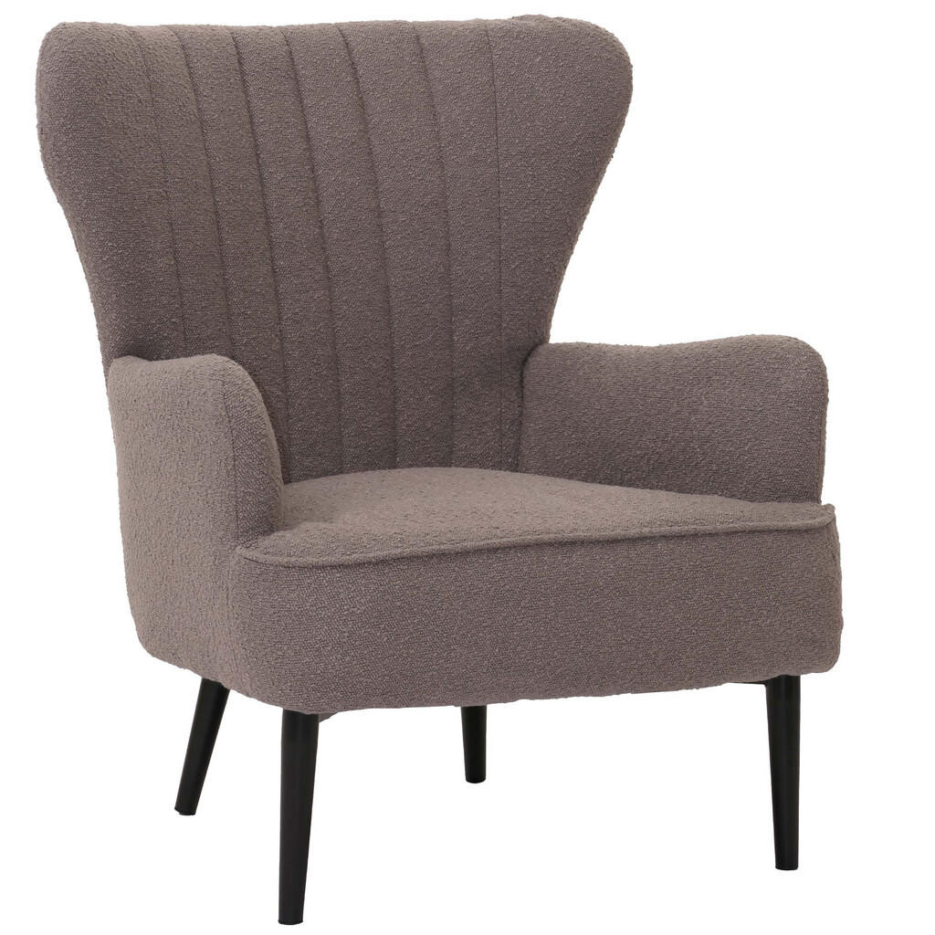 MCW LOUNGE KŘESLO Světle šedé