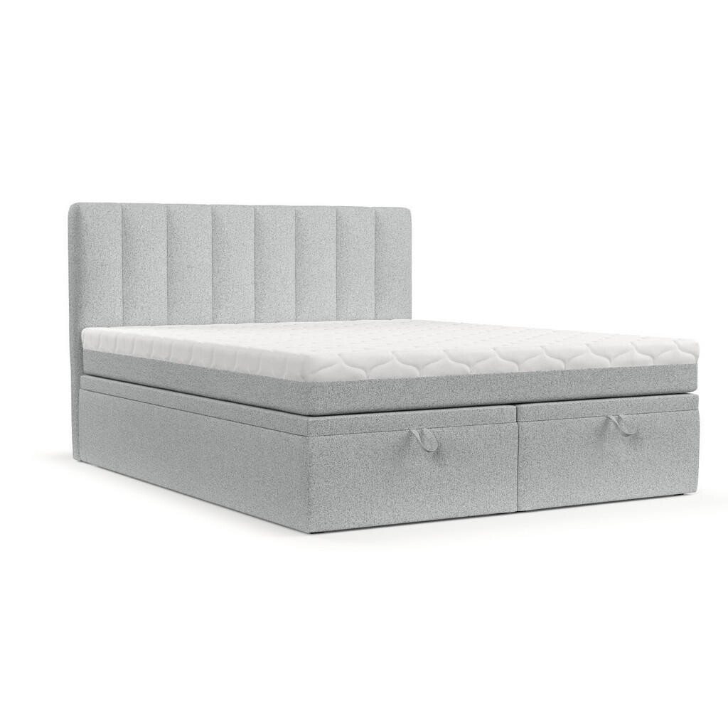 AltaBeds POSTEL BOXSPRING LUME 180/200 Světle šedá