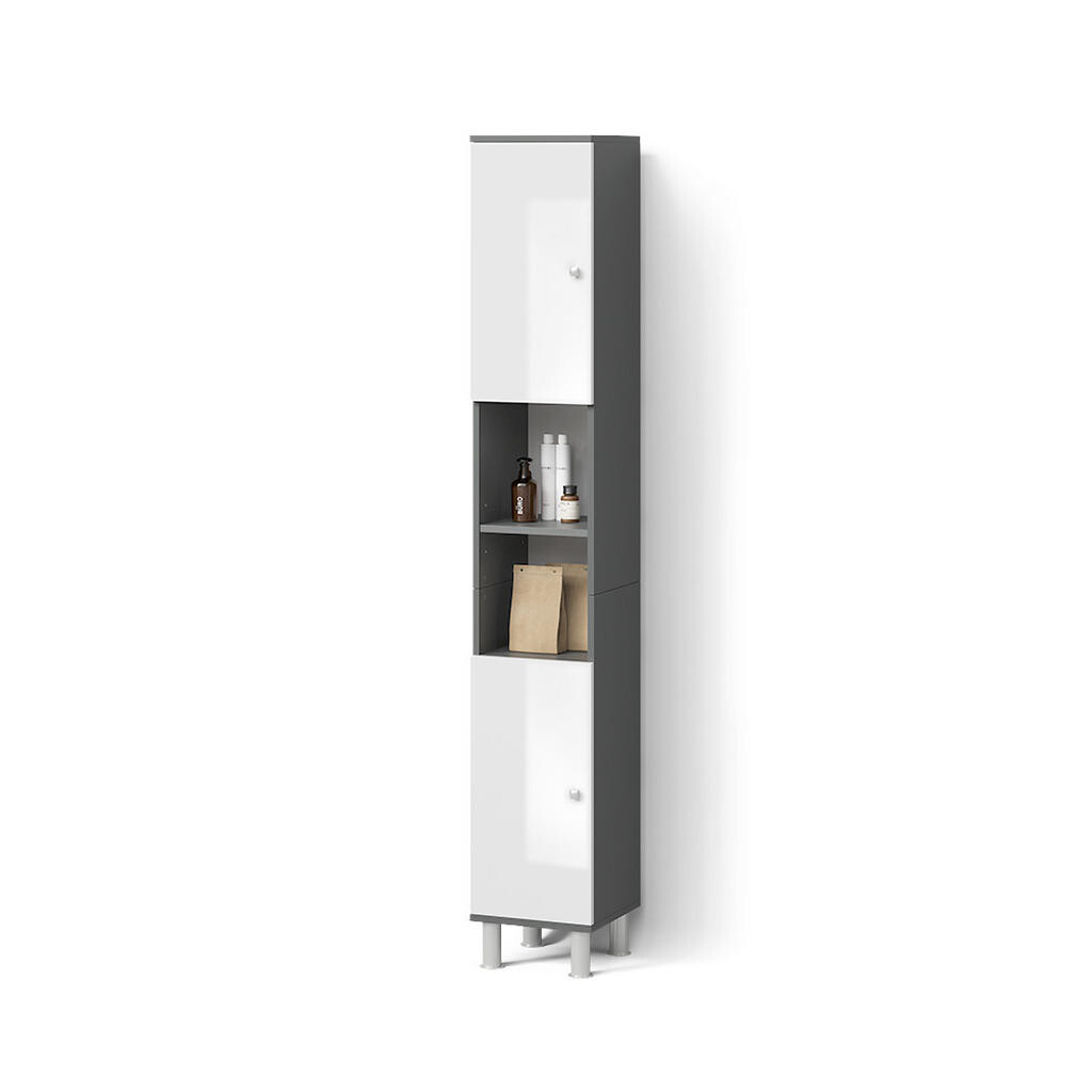 Livinity® KOUPELNOVÁ SKŘÍŇKA Fucino Antracit 30 x 190 cm