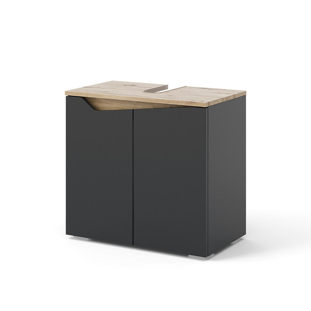 Vicco TOALETNÍ STOLEK PRO UMYVADLO Marelle Antracit/Artisan 60 x 57.5 cm se 2 dveřmi