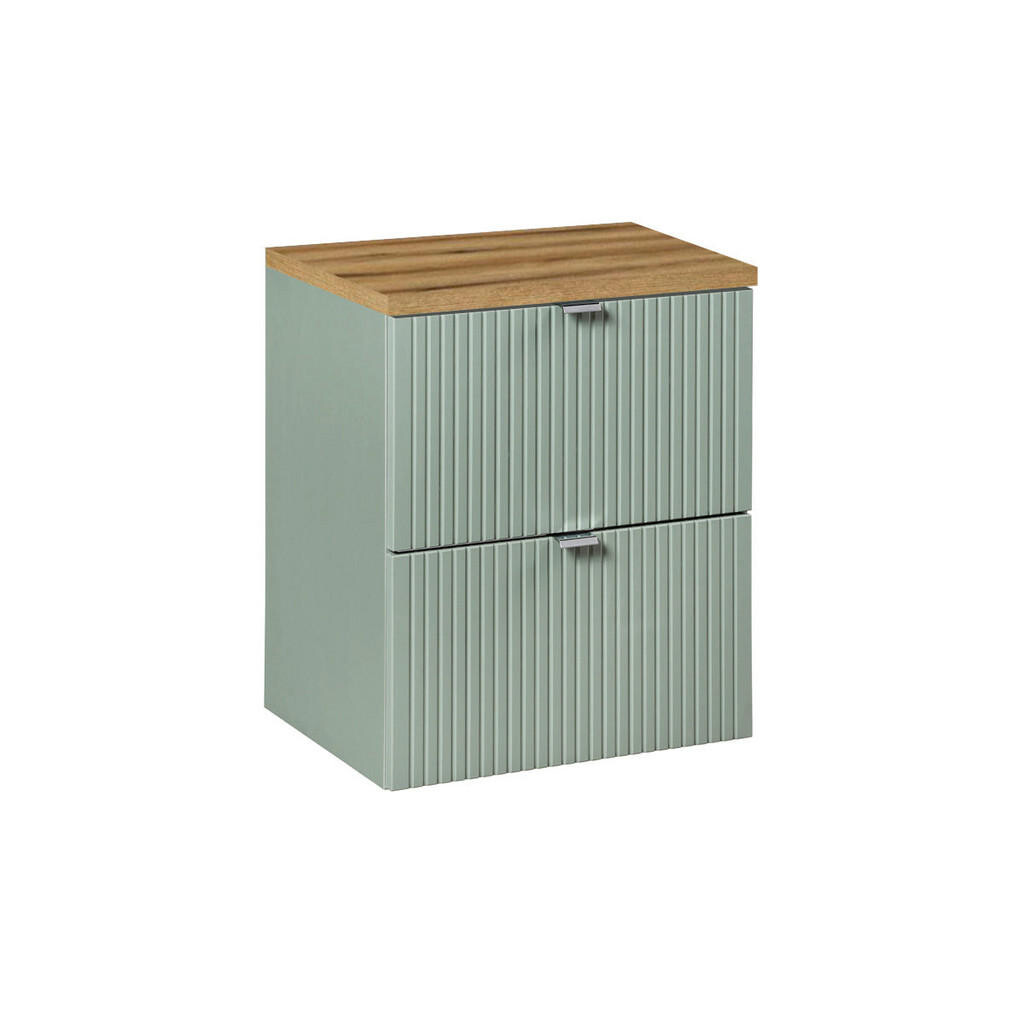 Petits-meubles SKŘÍŇKA POD UMYVADLO 50.4cm Jade Zelená a dřevo