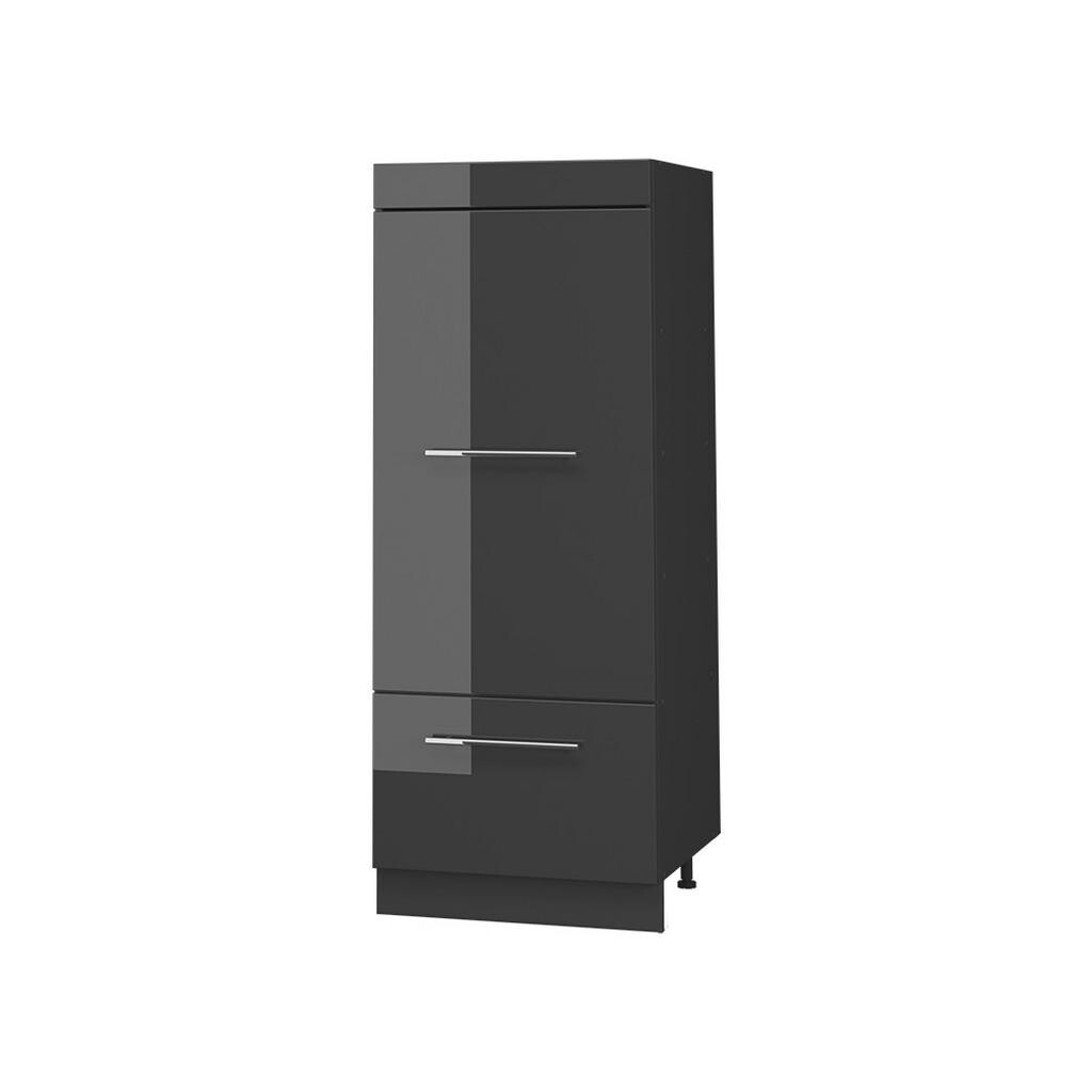 Vicco KUCHYŇSKÁ SPÍŽNÍ SKŘÍŇ Fame-Line, Antracitový vysoký lesk/Antracit, 60 cm