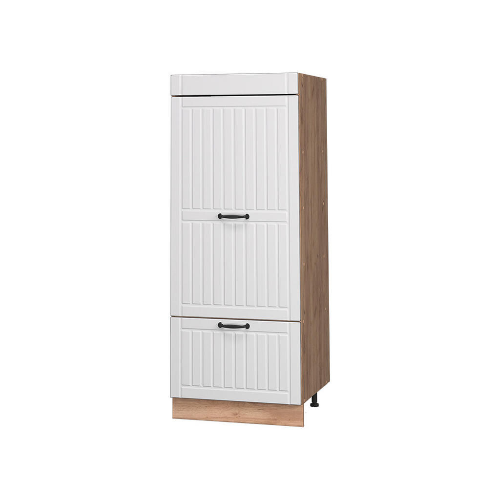 Vicco KUCHYŇSKÁ SPÍŽNÍ SKŘÍŇ Fame-Line, Bílý venkovský dům/Zlatý mocný dub, 60 cm