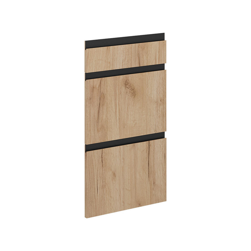 Vicco KUCHYŇSKÁ DVÍŘKA R-Line Zlatý mocný dub 39.6 x 70.4 cm nábytková čela pro spodní skříňku se zásuvkami