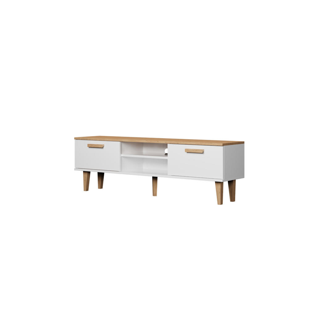 RAUMHIRSCH FURNITURE LOWBOARD Denver II bílý 160/47,2/35 cm