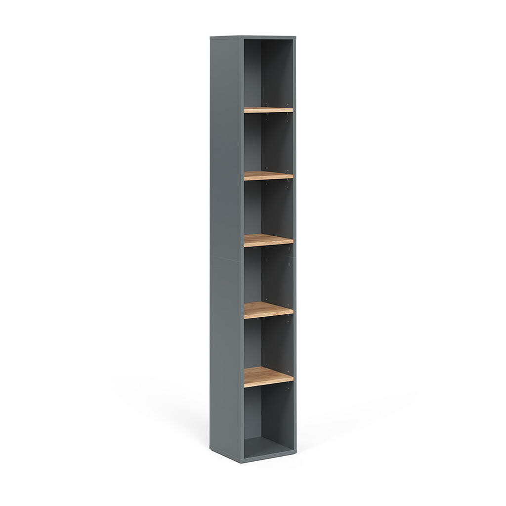 Vicco VYSOKÁ SKŘÍŇKA Viktor Antracit/zlatý dub 30 x 188.6 cm