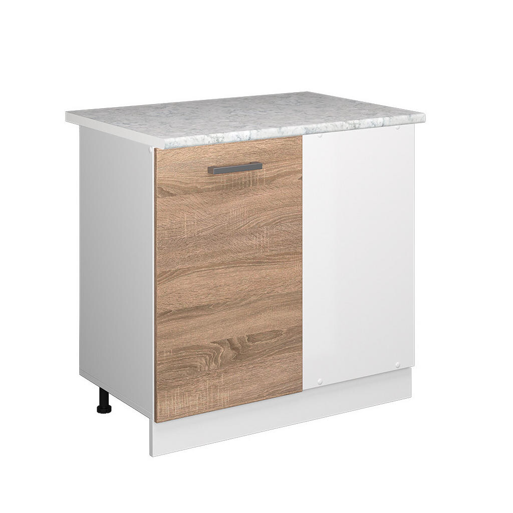 Vicco ROHOVÁ SKŘÍŇKA R-Line Sonoma 86 cm s pracovní deskou