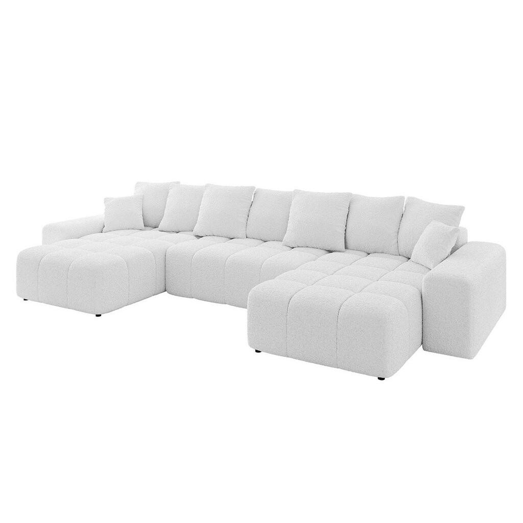 ALTDECOR OBÝVACÍ SADA ENIL-U 401x189x68 bílá buklé
