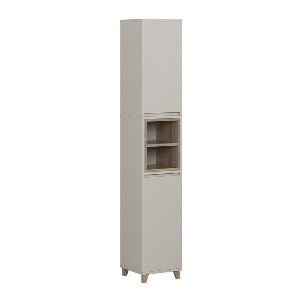 Vicco KOUPELNOVÁ SKŘÍŇKA Elnor Greige 30 x 170 cm se 2 dveřmi