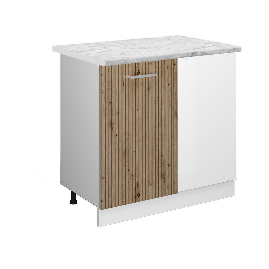 Vicco ROHOVÁ SKŘÍŇKA R-Line Řemeslný dub 86 cm s pracovní deskou