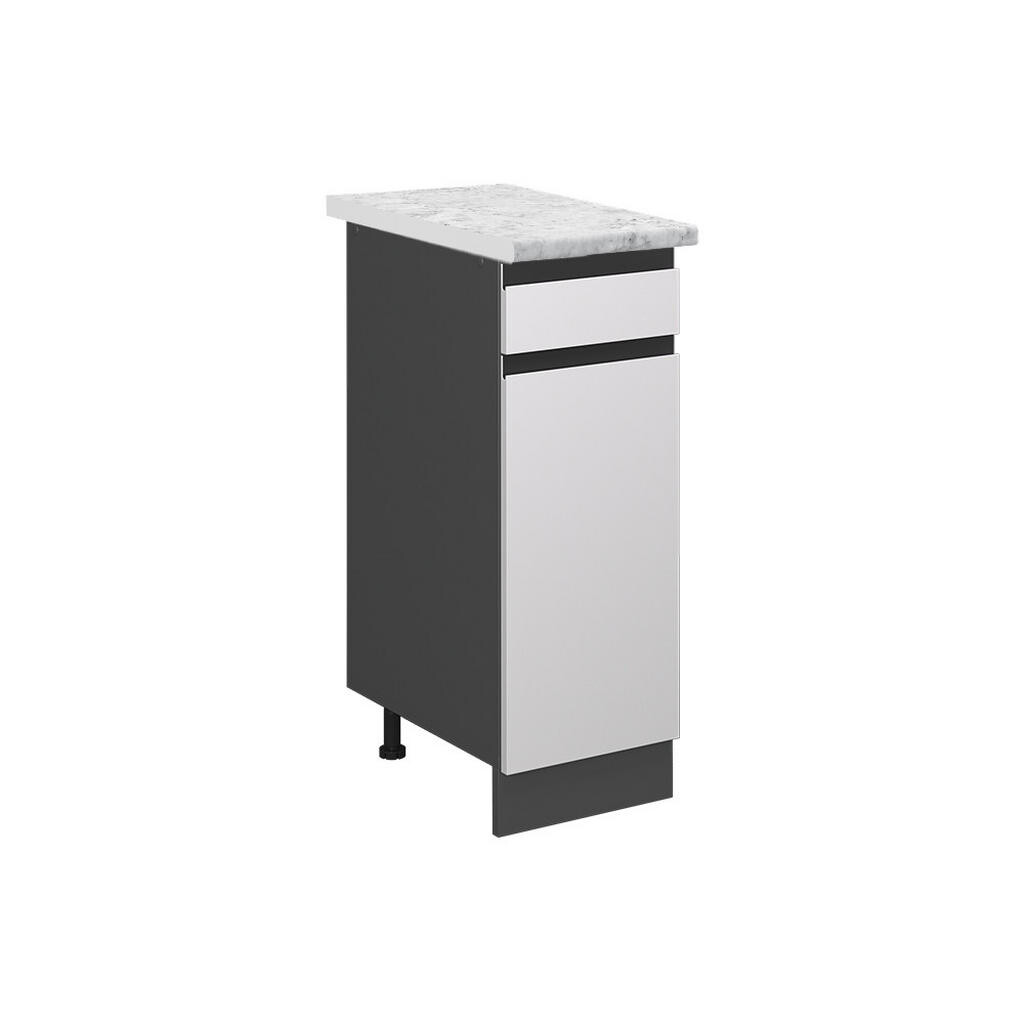 Vicco SPODNÍ SKŘÍŇKA KUCHYŇSKÉ LINKY R-Line Bílá 30 cm PD Mramor