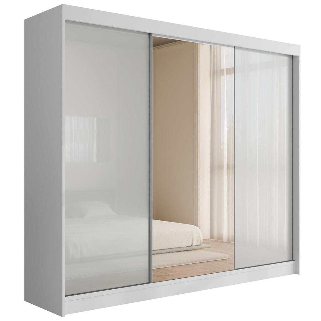 ALTDECOR ŠATNÍ SKŘÍŇ VESLI – 250 cm – bílá