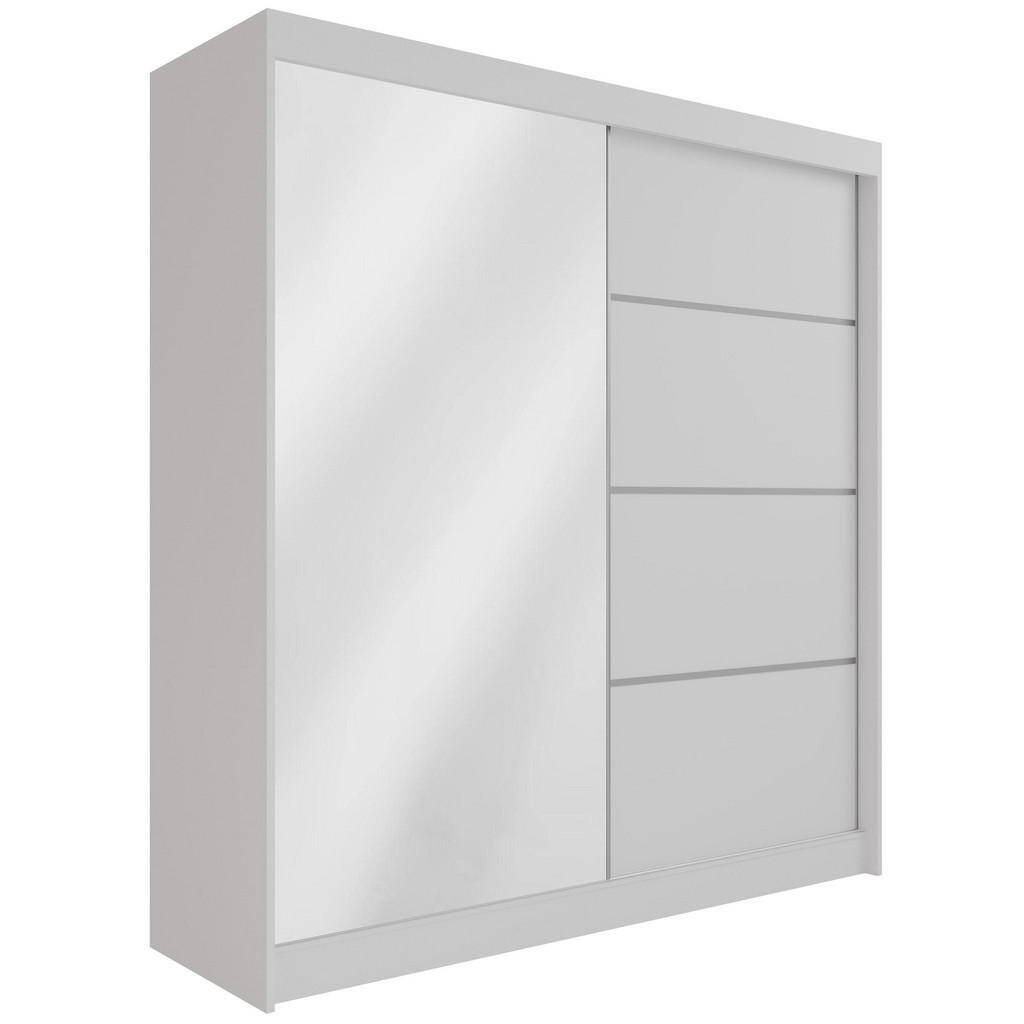 ALTDECOR ŠATNÍ SKŘÍŇ PAOKI – 200 cm – bílá