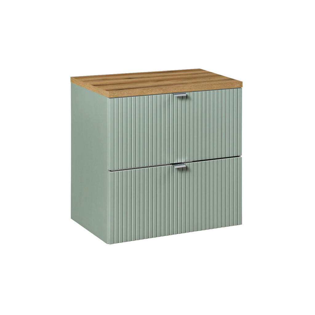 Petits-meubles SKŘÍŇKA POD UMYVADLO 60.4cm Jade Zelená a dřevo