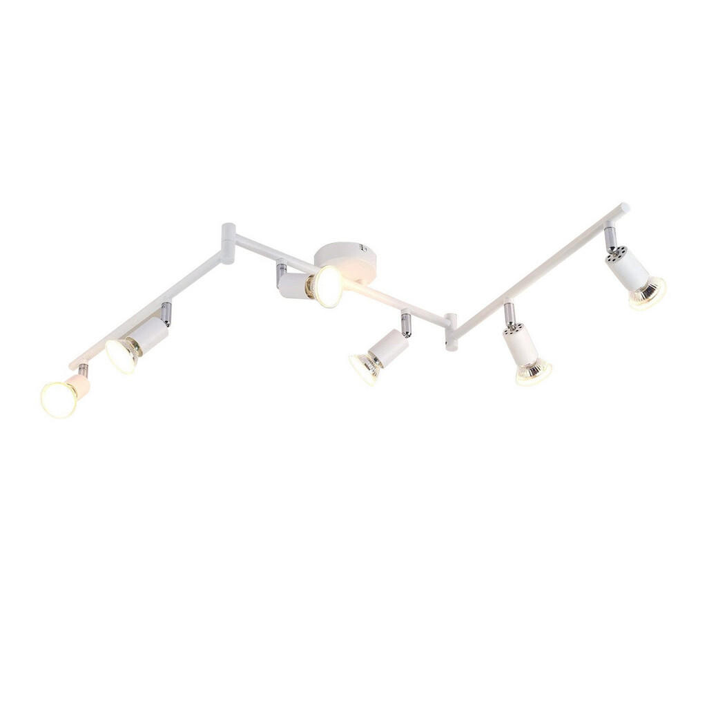 Nettlife STROPNÍ bodové svítidlo Flensburg, 6 žárovek, 108/8/15,5 cm