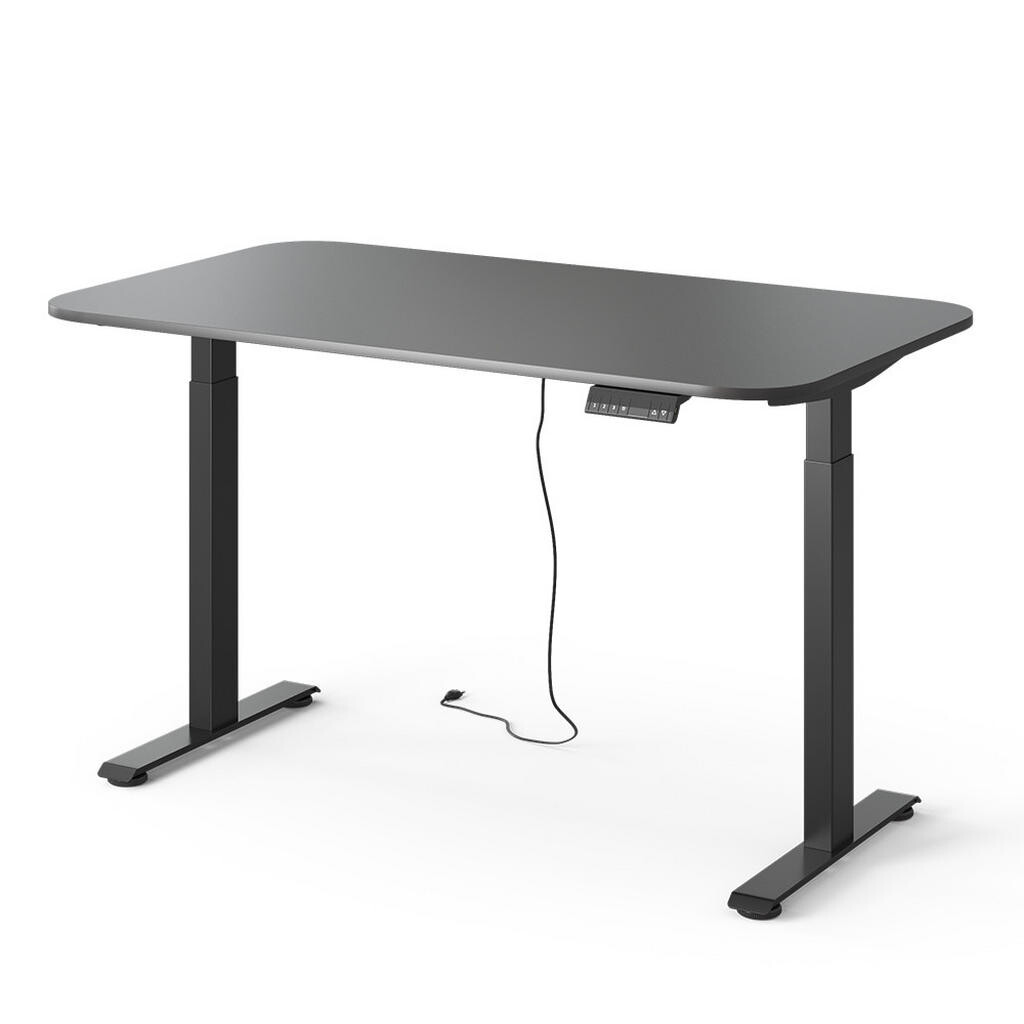Vicco PSACÍ STŮL Elevate Černá/Antracitová 140 x 80 cm 2 motory