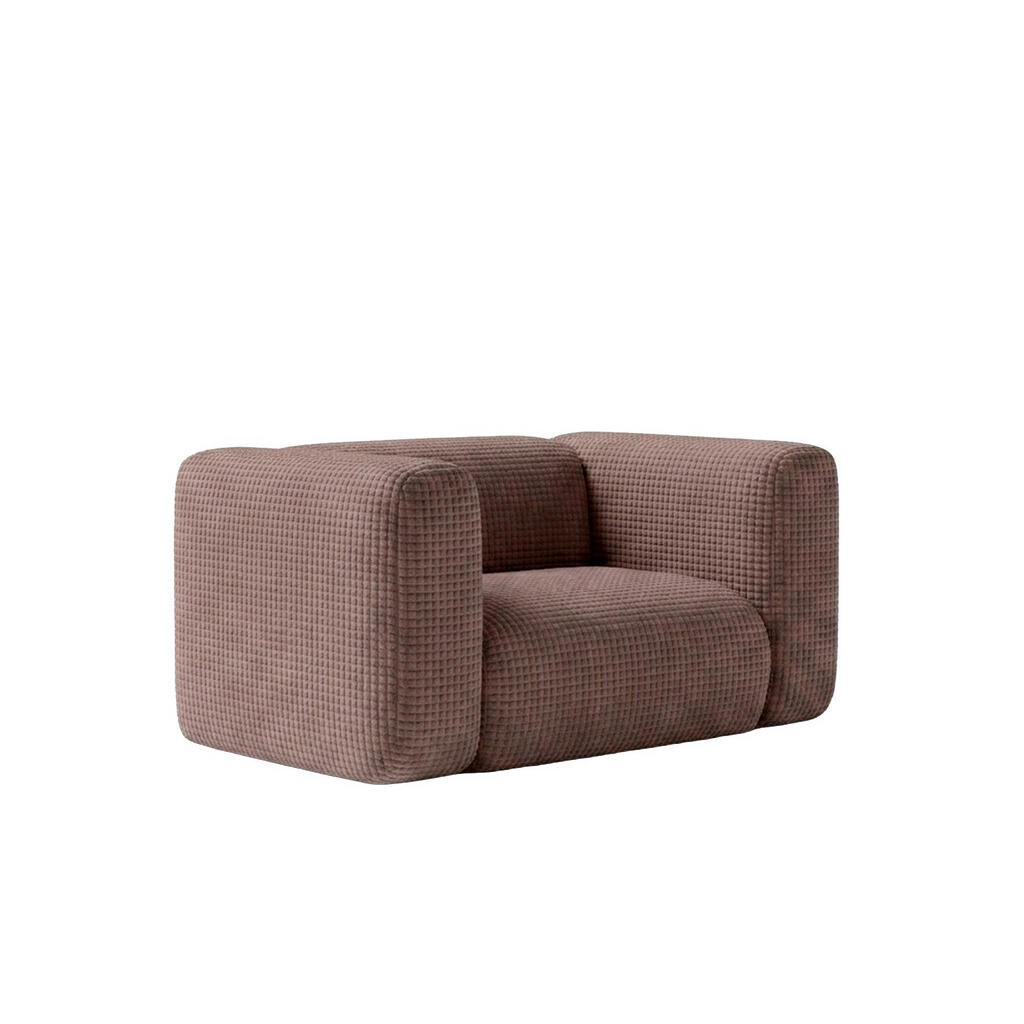 Kaiser Möbel KŘESLO do obývacího pokoje, žinylková látka Cremona, Taupe, GRETA