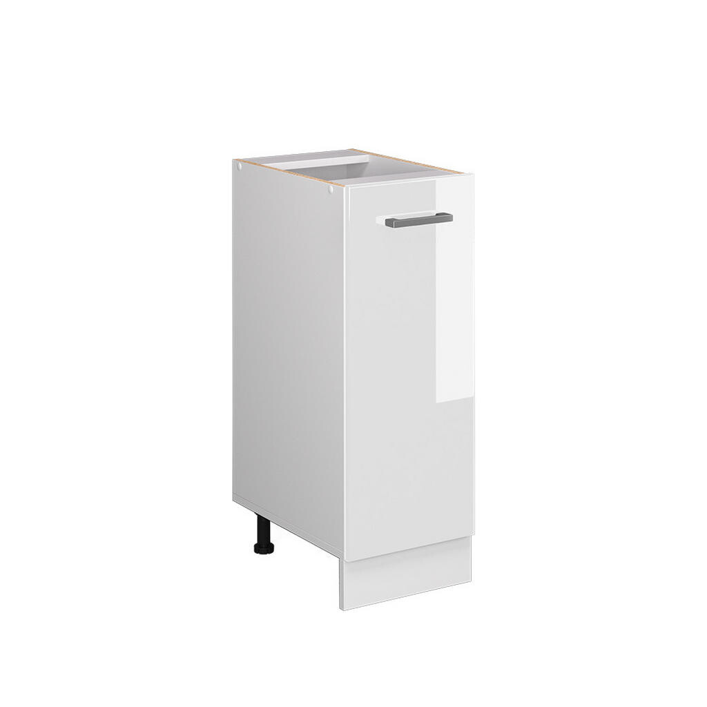 Vicco UNIVERZÁLNÍ ZÁKLADNÍ JEDNOTKA R-Line Bílá vysoký lesk 30 cm s dvířky, bez pracovní desky