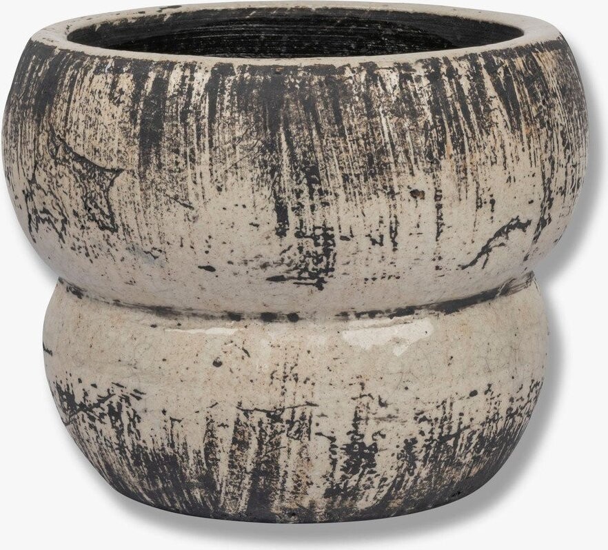 Keramický obal na květináč ø 17 cm Raw – Mette Ditmer Denmark