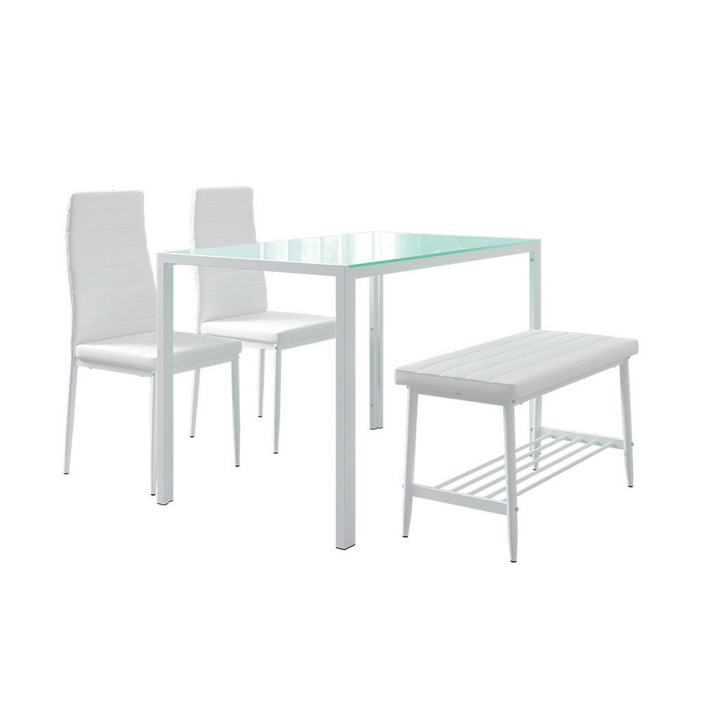 Vicco JÍDELNÍ SET Grand Bílá 120 x 70 cm 4 díly