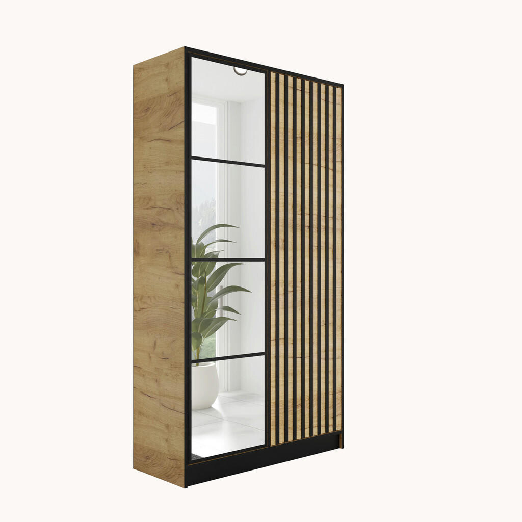 Kier Furniture ŠATNÍ SKŘÍŇ EDEN 2D v3 - 105x205x39 cm - Dub Craft