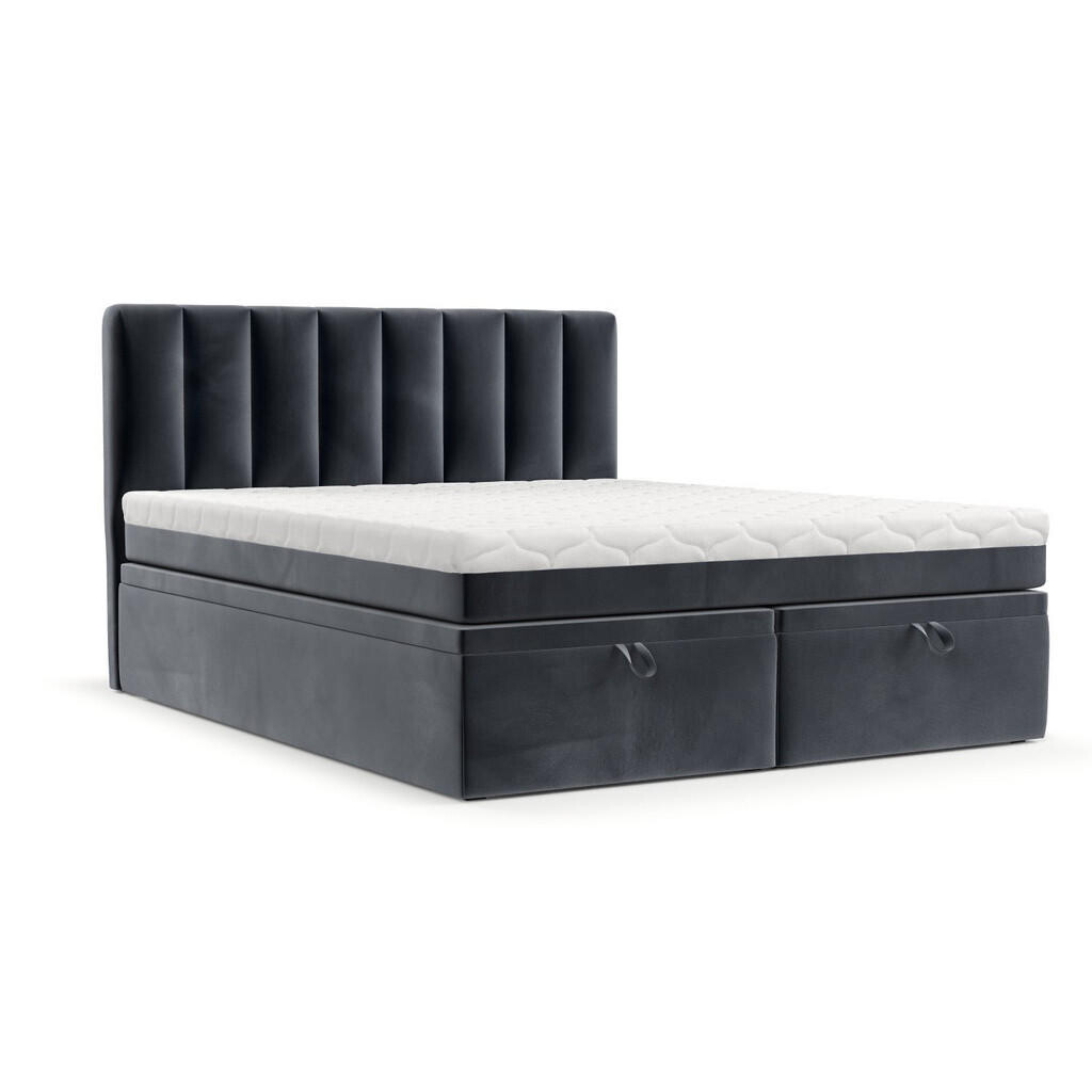 AltaBeds POSTEL BOXSPRING LUME 140/200 Tmavě šedá