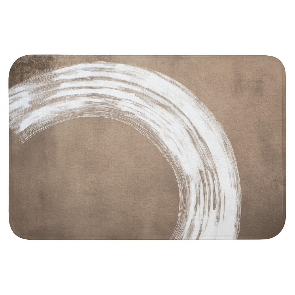 OnlyWow KOUPELNOVÁ PŘEDLOŽKA Barva - hnědá - Japandi 90x60 cm