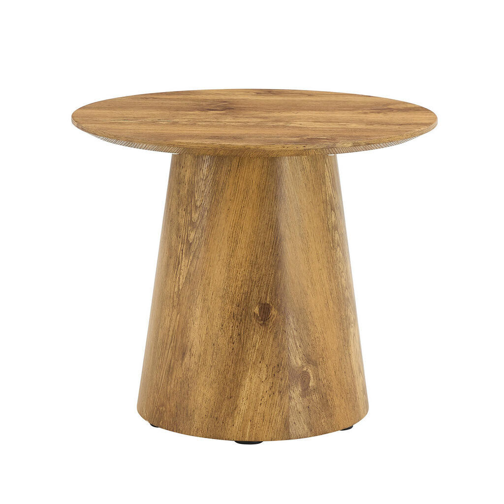 OKWISH ODKLÁDACÍ stolek 50/50/48 cm dřevěný z MDF s realistickým dekorem dřeva