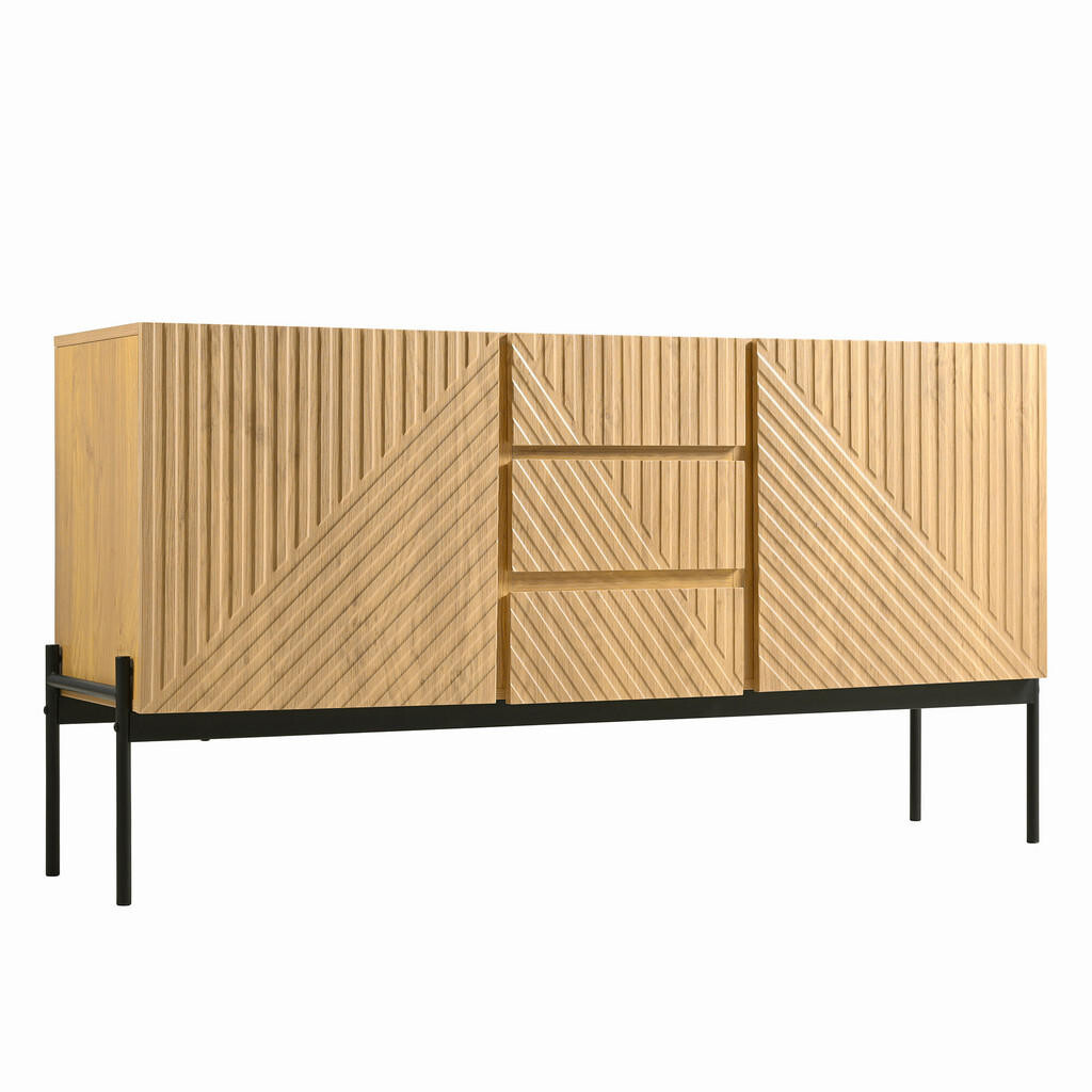 Urban Meuble SIDEBOARD vzhled přírodní dřevo 150/40/75 cm