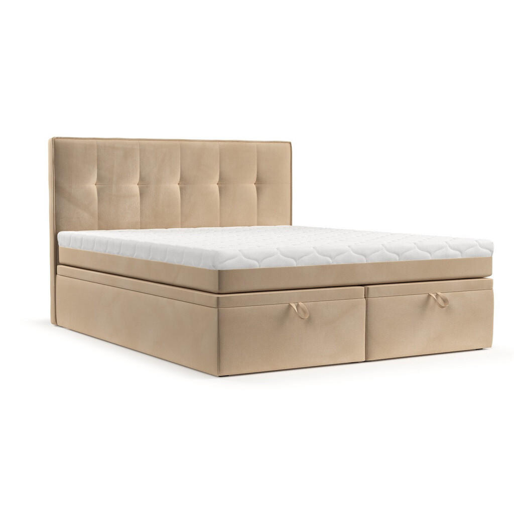 AltaBeds POSTEL BOXSPRING ARIVO 180/200 Béžová