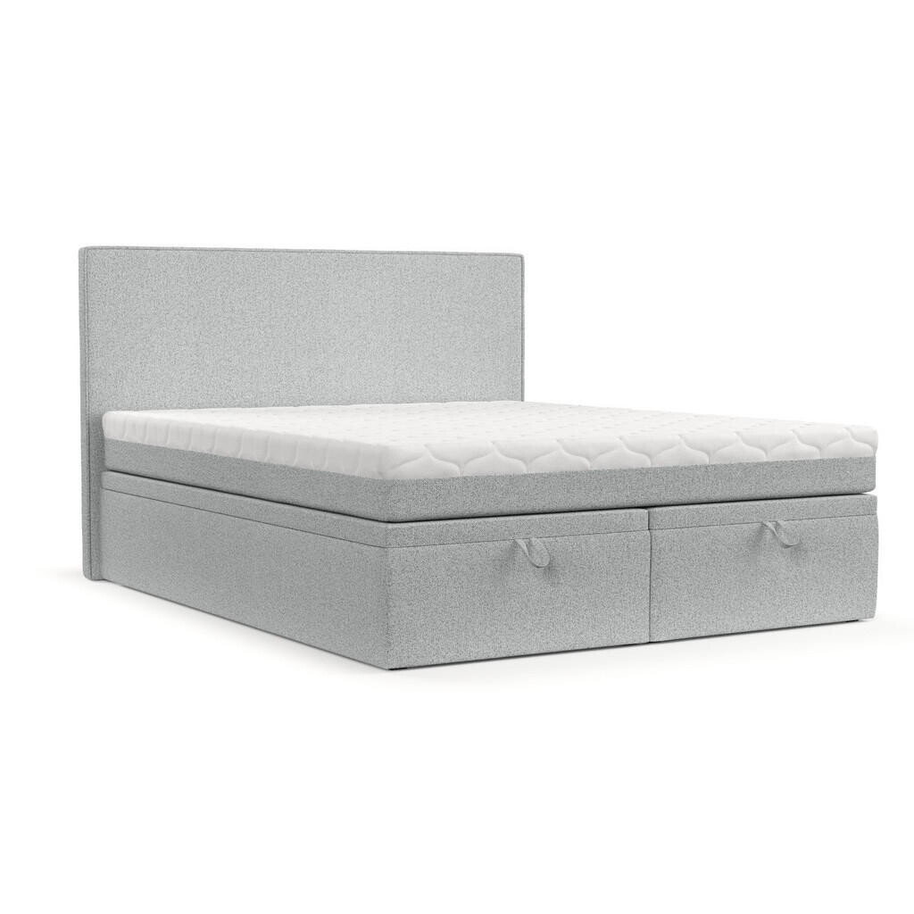 AltaBeds POSTEL BOXSPRING ZALLA 200/200 Světle šedá