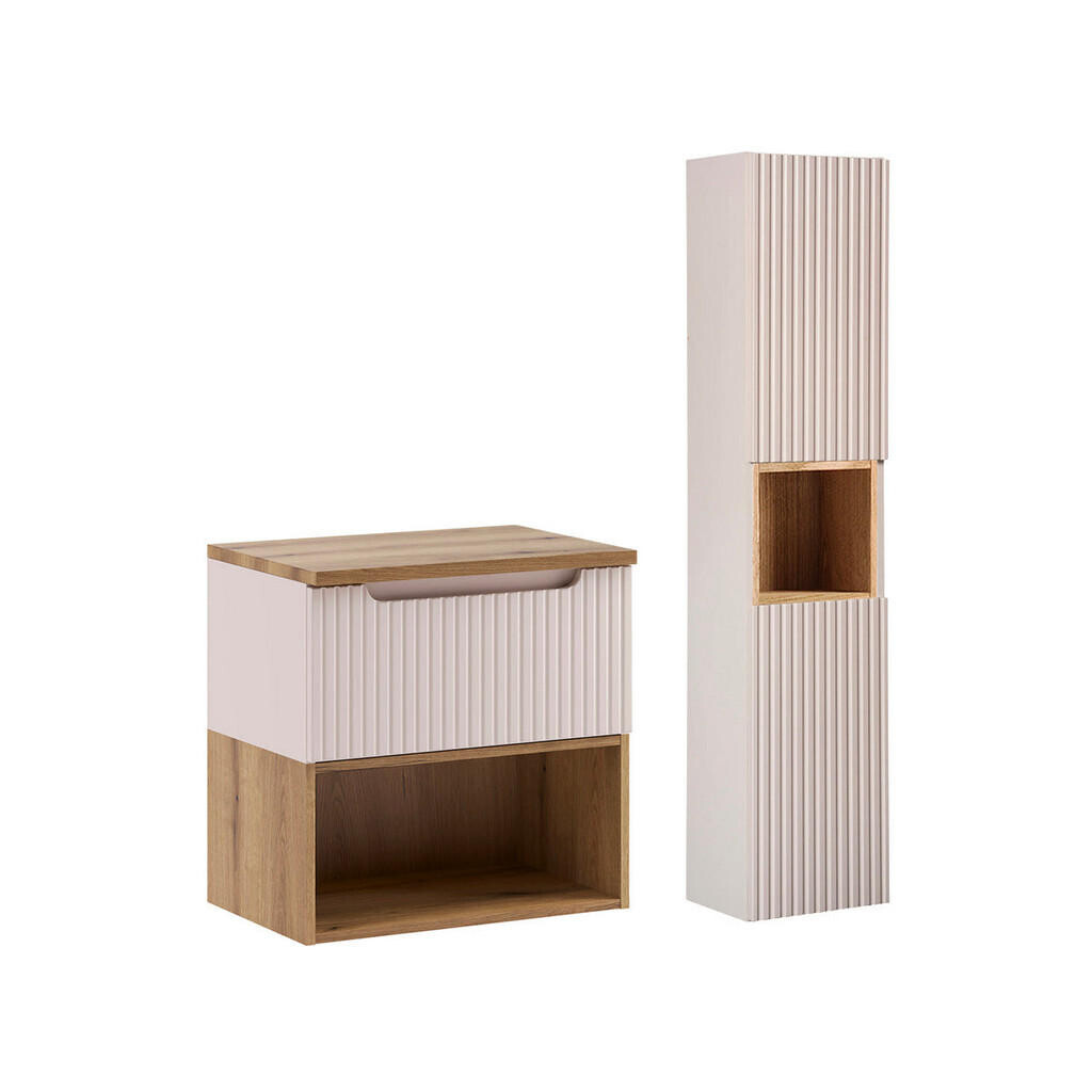 Petits-meubles SKŘÍŇKA POD UMYVADLO 60.4cm Riva 2er-Set Kašmír