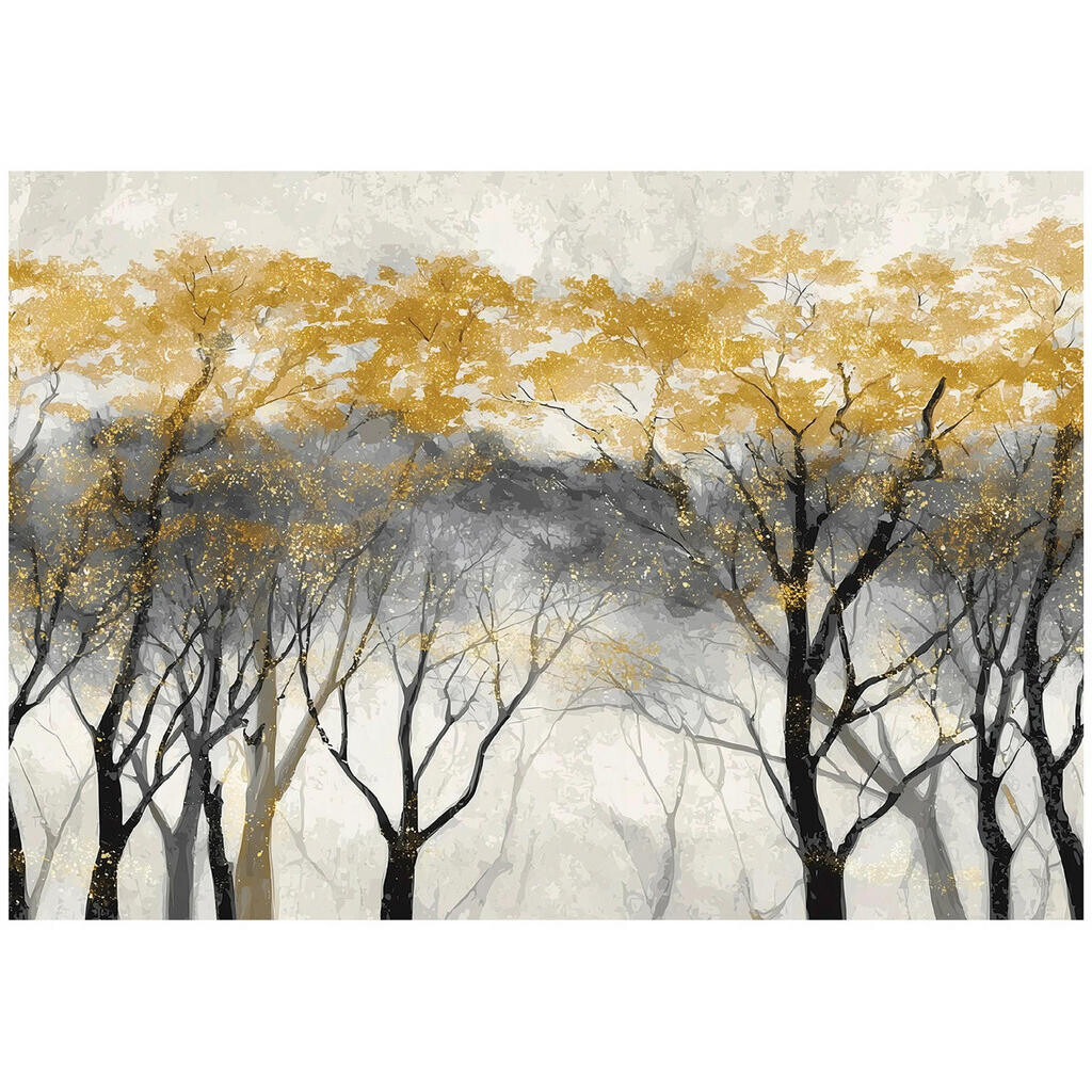 Wallarena FOTOTAPETA Stromy Les Béžová 150x105 cm