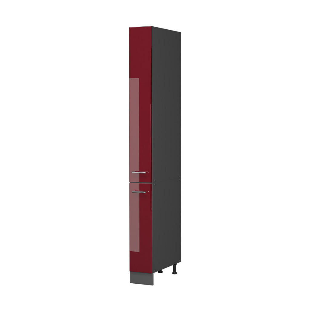 Vicco LÉKÁRNIČKOVÁ SKŘÍŇKA Fame-Line, Bordó červená vysoký lesk/Antracit, 20 cm