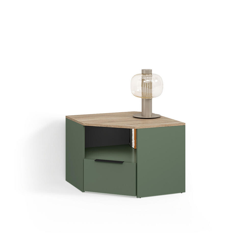 Livinity® NÍZKÝ NÁBYTEK POD TELEVIZI Piave Zelená 68 x 50 cm