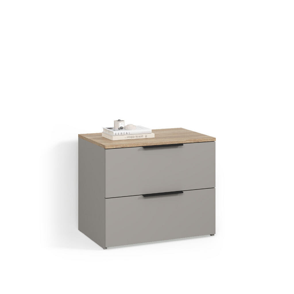 Livinity® KREDENC Piave Greige 60 x 50 cm se 2 zásuvkami