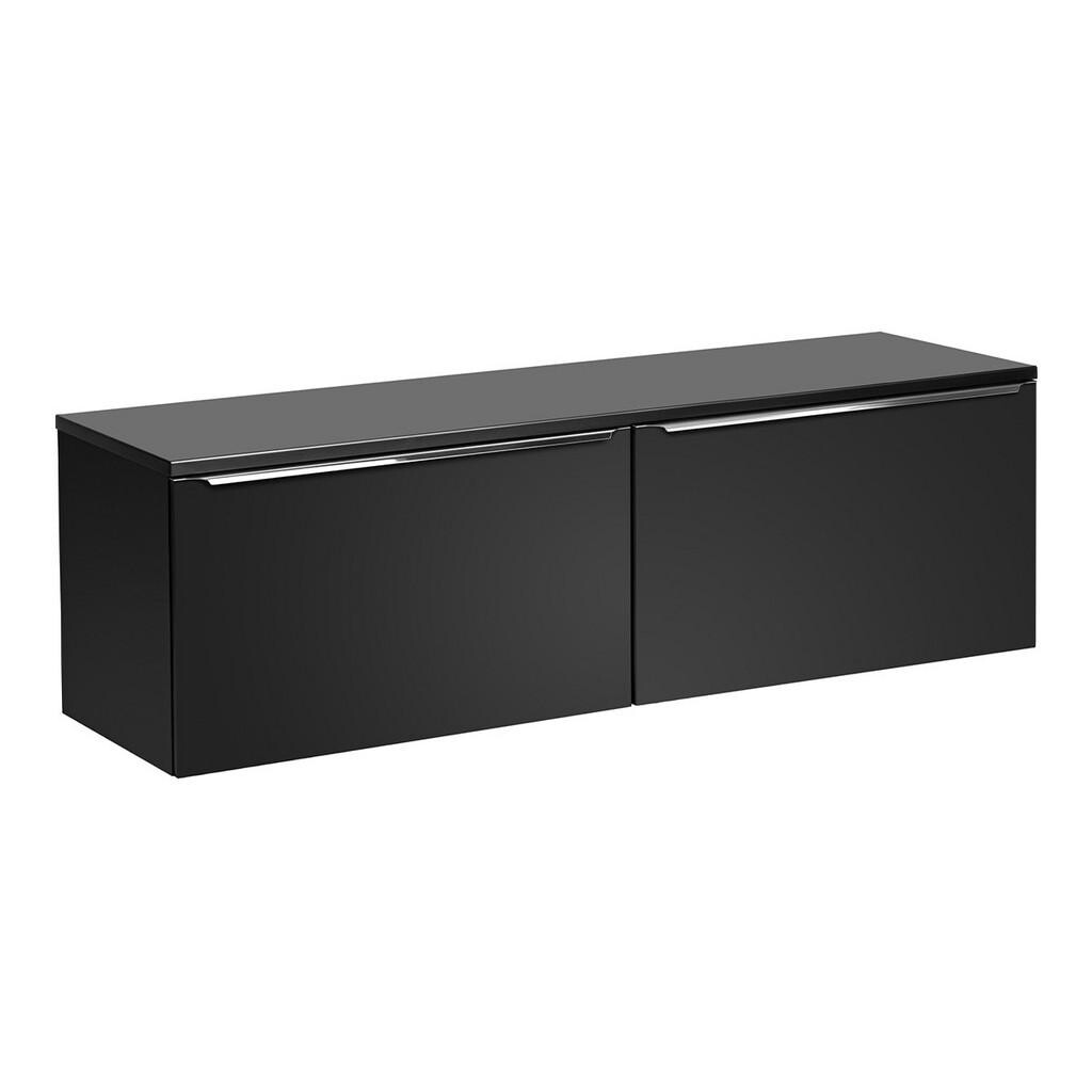 Petits-meubles SKŘÍŇKA POD UMYVADLO 160cm Éros Černá