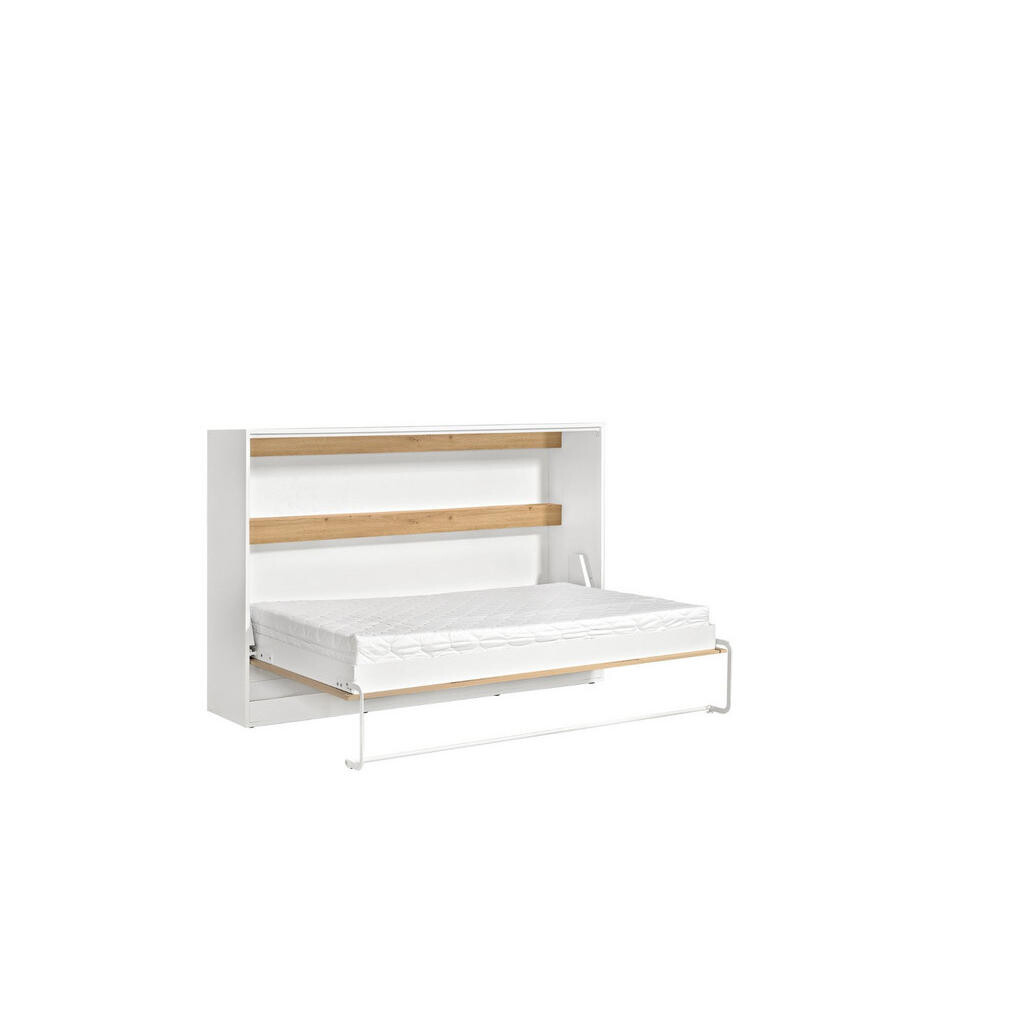 Kaiser Möbel SKLÁPĚCÍ POSTEL Perfekt 120x200 horizontální, spojuje design a funkčnost Dub + Černá