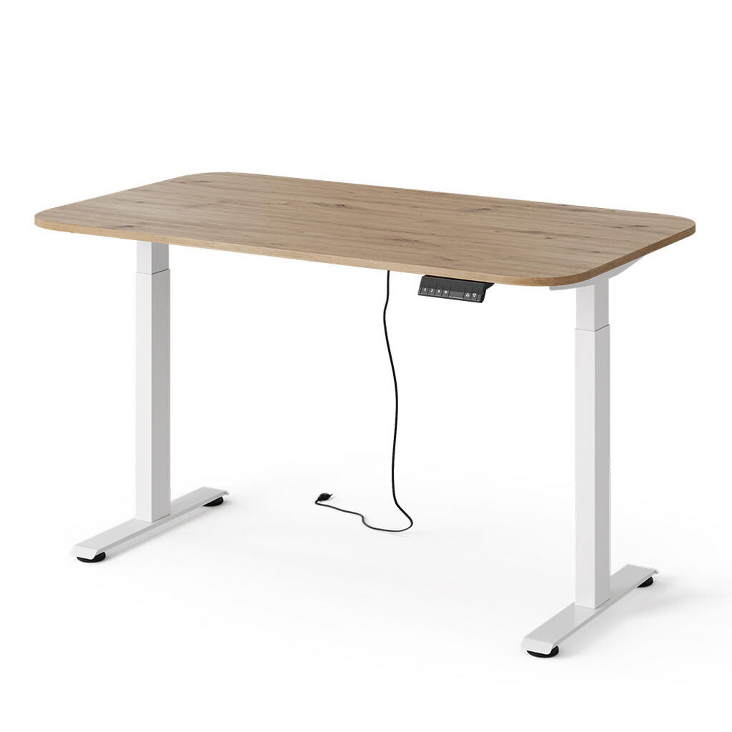 Vicco PSACÍ STŮL Elevate Bílá/Artisan 140 x 80 cm 2 motory