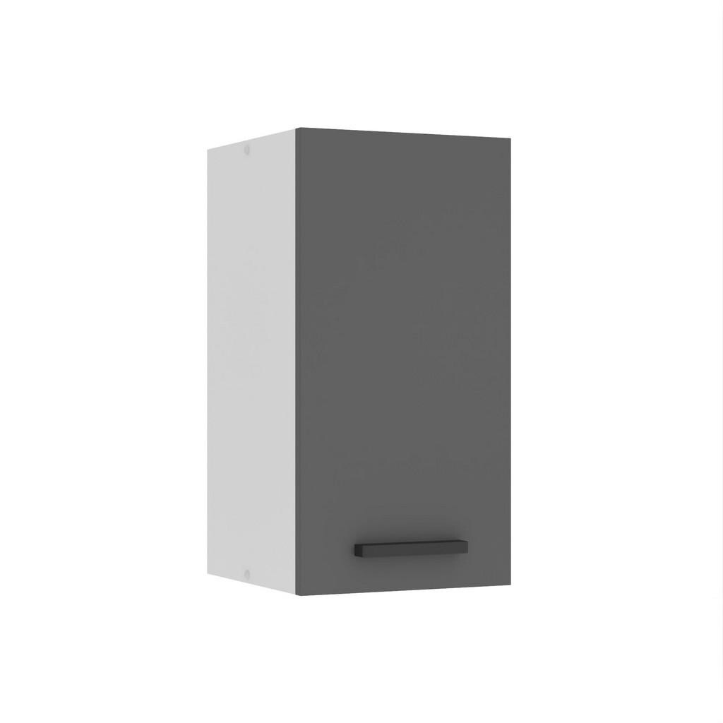 B BELINI GROUP ZÁVĚSNÁ SKŘÍŇKA SG 30 cm, s 1 dvířky, Stříbrná matná