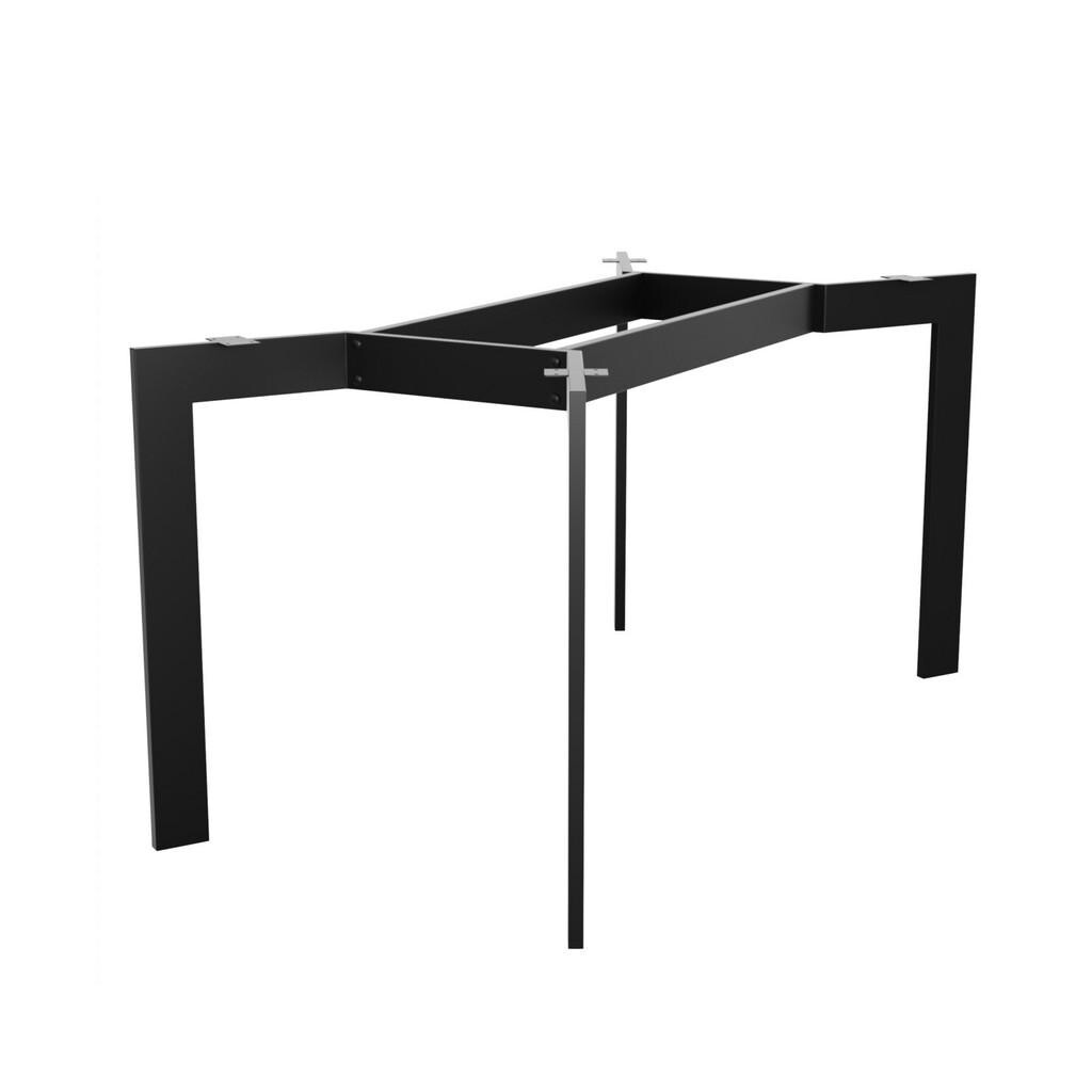 Metalo Pro KOVOVÉ NOHY KE STOLU Barax Double černá 140/70/72 cm