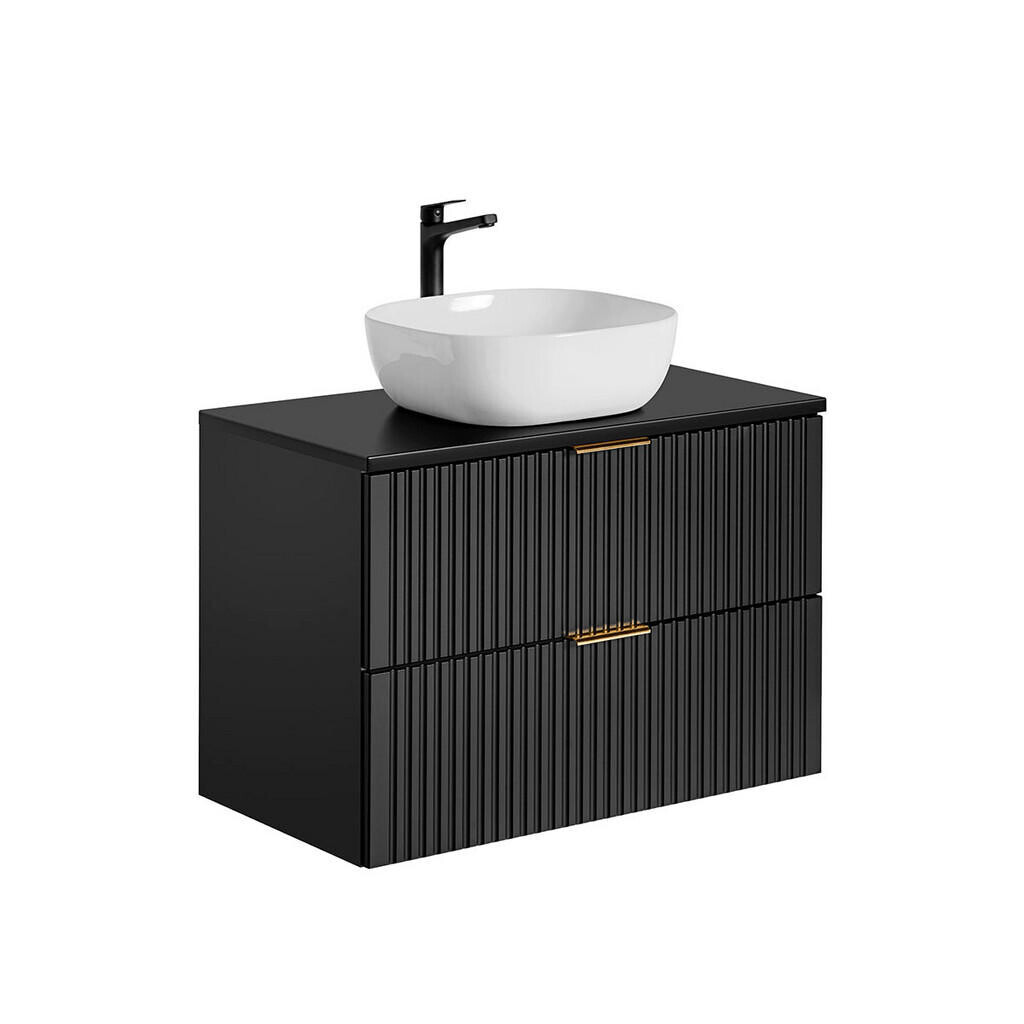 Petits-meubles UMYVADLO 80.6cm Adriel Matná černá
