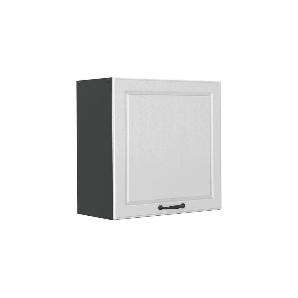 Vicco VĚŠÁK NA STĚNU R-Line, Bílý venkovský dům/Antracit, 60 cm s 1 dvířky