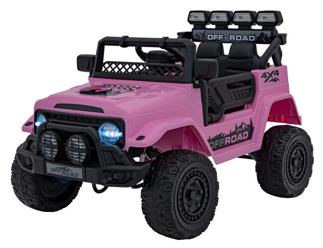 Elektrické autíčko Off-Road CLIMBER růžové