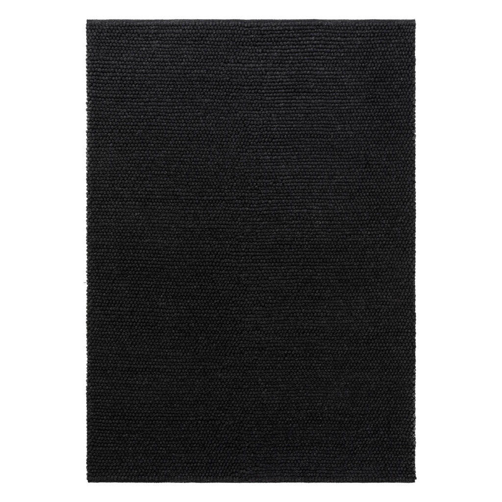 benuta Pure VLNĚNÝ koberec Beads Antracit 80x150 cm