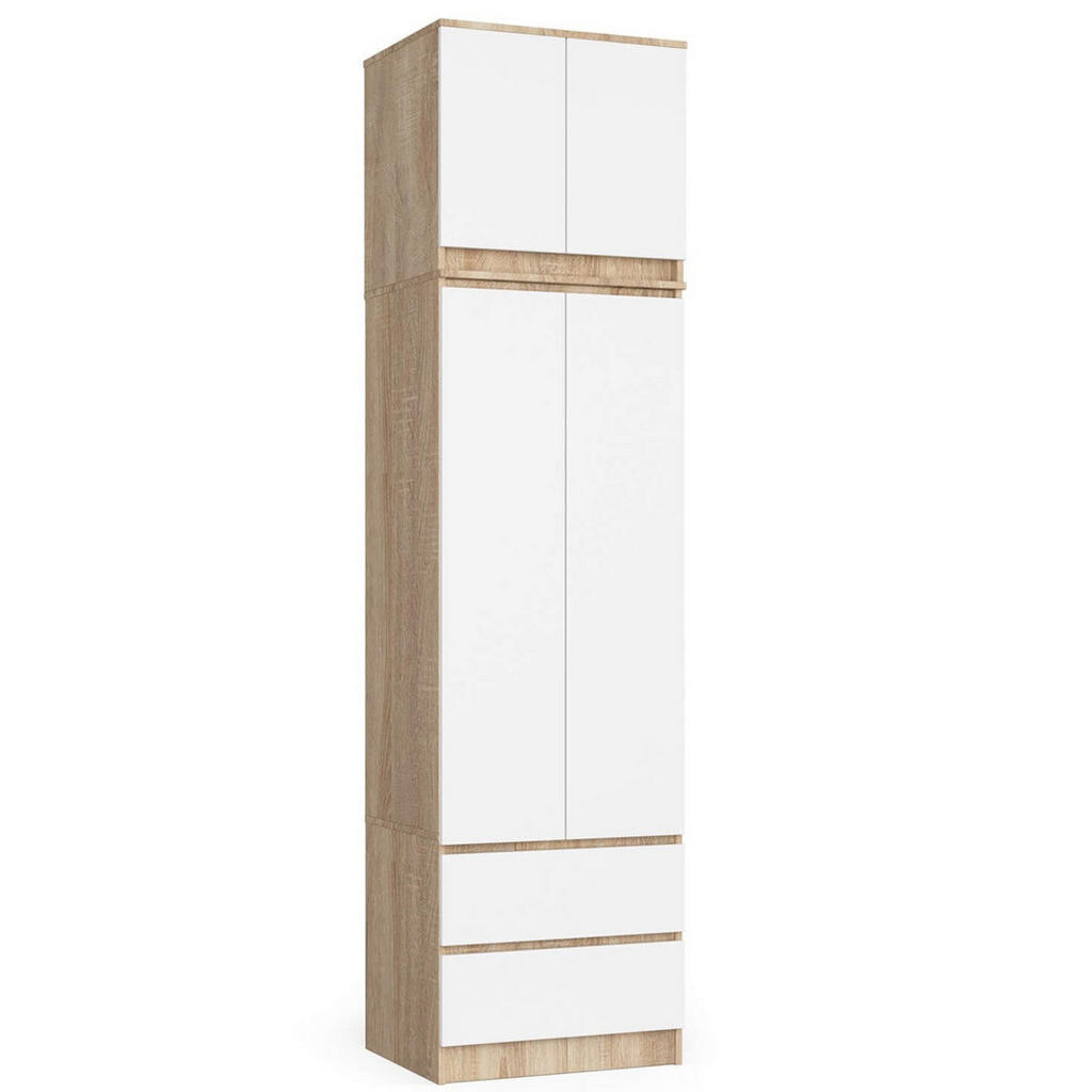 RAUMHIRSCH FURNITURE SKŘÍŇ dub Sonoma, bílá 234/60/51