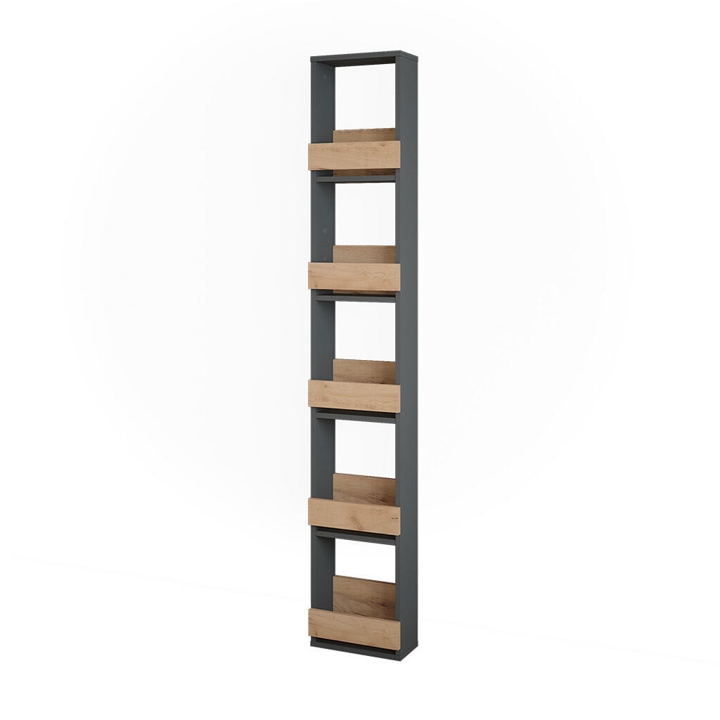 Vicco STOJAN NA SKLENIČKY NA VÍNO Repose Zlatý dub power/antracit 30 x 180 cm