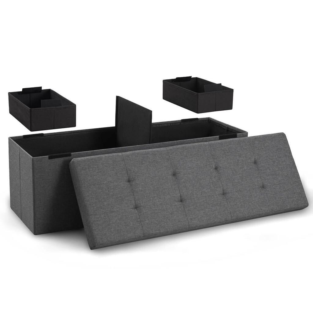 Blumtal SEDACÍ LAVICE 110/38/38 cm + 2 boxy navíc, anthracit