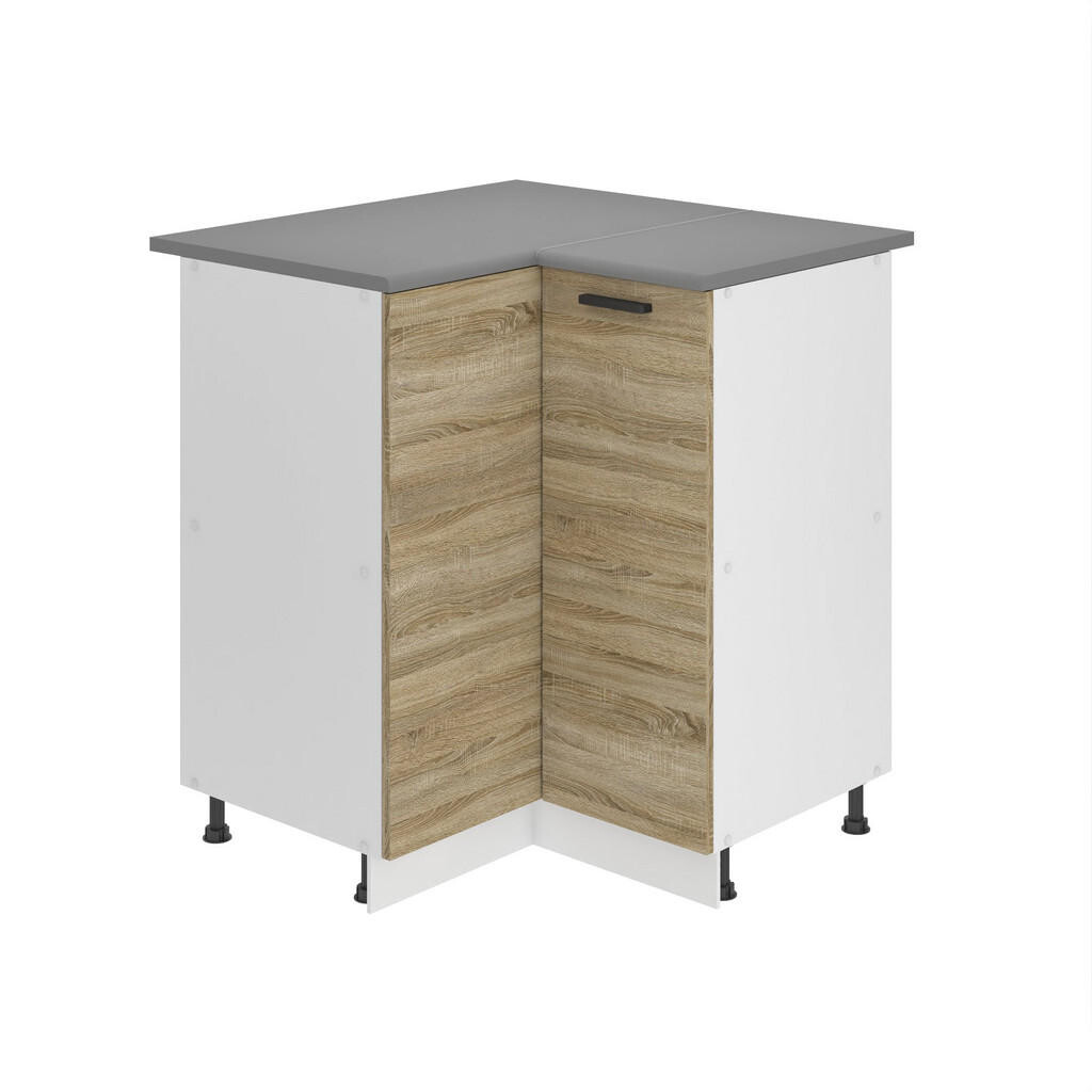 B BELINI GROUP KUCHYŇSKÁ SPODNÍ SKŘÍŇKA 90 cm SNP s pracovní deskou, s 1 dvířky, Dub Sonoma