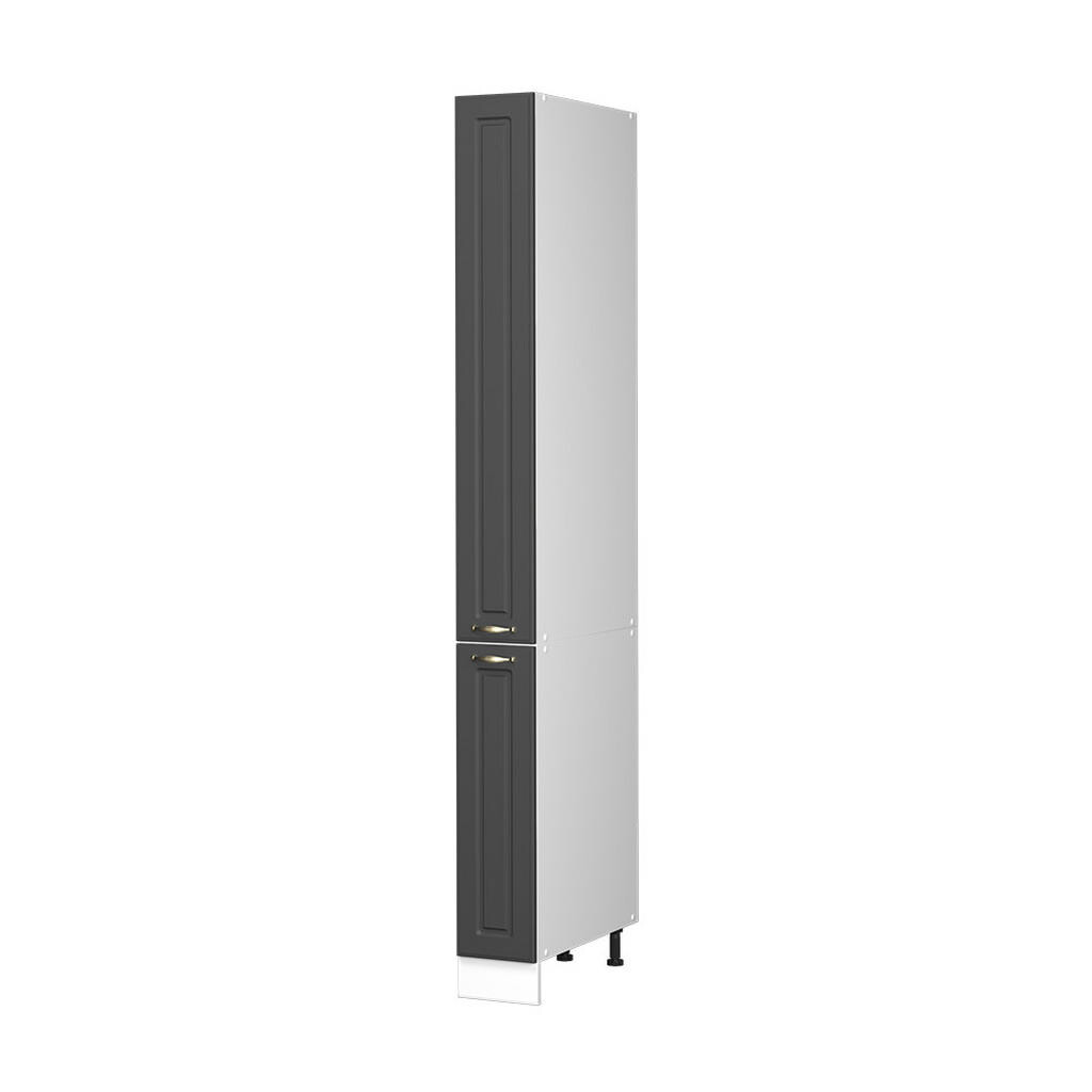Vicco LÉKÁRNIČKOVÁ SKŘÍŇKA Fame-Line, Anthrazit-Gold Landhaus/Bílá, 20 cm